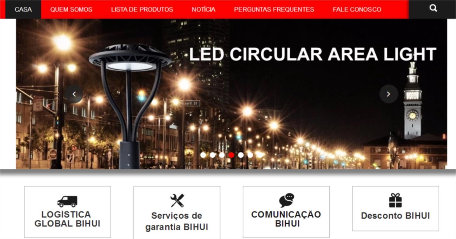 BIHUI lançou sites em espanhol e português