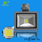 Reflector led miniatura de 30w con sensor de movimiento IP65 impermeable en interiores y exteriores