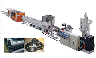 大直径HDPE/PE管材挤出生产线、制管机