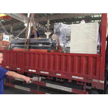 One set of plastic corrugated pipe making machine is delivered to Zhejiang Province