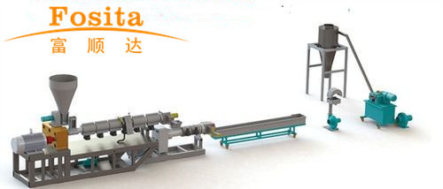 Double Stage Recycling and Pelletizing Machine