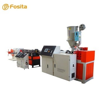 PVC PP PE single wall corrugated pipe extrusion machine