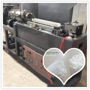 Fast Shipping PP PE Nose Clip Making Machine for Face Mask