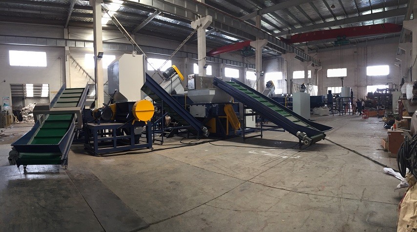New Plastic Recycling and Washing Line to Egypt is passed testing and ready for delivery