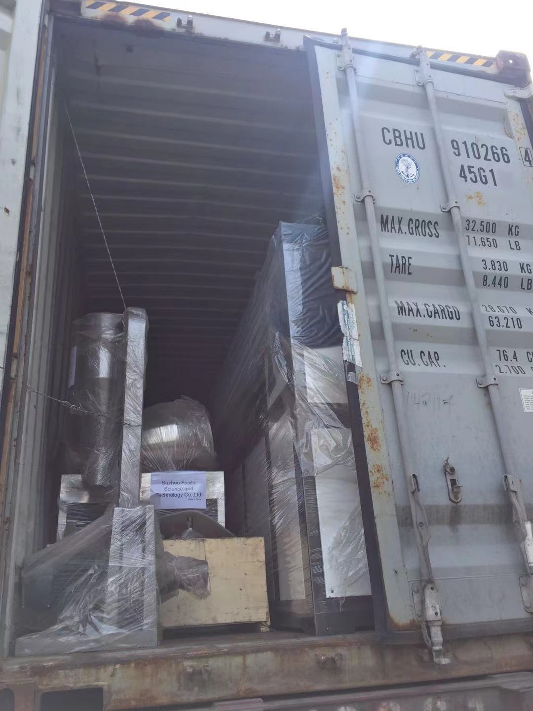 Two Containers for Plastic Pipe Machine are delivery to Saudi