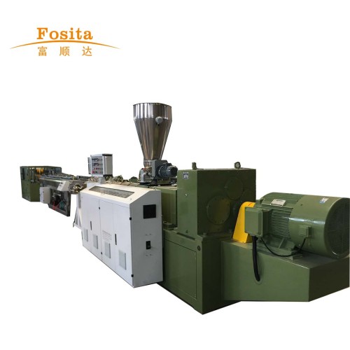Fosita 16-32mm Two Cavity PVC Plastic Electric Conduit Pipe Extrusion Making Machine Fully Automatic