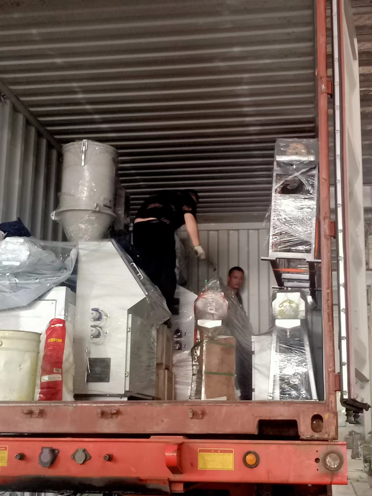 20GP Container for PE ABA Pipe Extrusion Line to Saudi Arabia