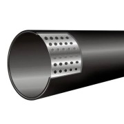 Perforated steel belt polyethylene composite pipe production line