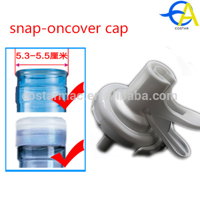 5 gallon barrelled water faucet Plastic water bottle valve snap-oncover cap and screw cap