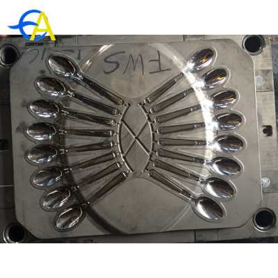 Low cost automatic mold plastic fork knife spoon making machine