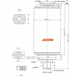 40.5KV/38KV Vacuum Interrupter JUC61179A  800A 20KA for VCB use from JUCRO Electric