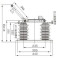 Disconnecting Switch High voltage isolation switch GW9 series outdoor From Jucro Electric