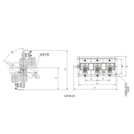 Disconnecting Switch Isolation Switch GN30-12(D) series rotary type indoor HV  From Jucro Electric