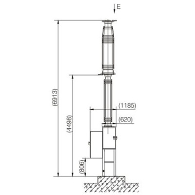 High voltage AC SF6 circuit breaker LW□-252KV 4000A 50KA from JUCRO Electric