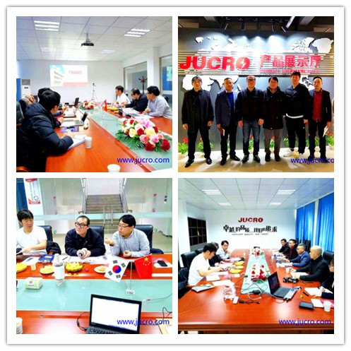 Korean customers visited our factory last week