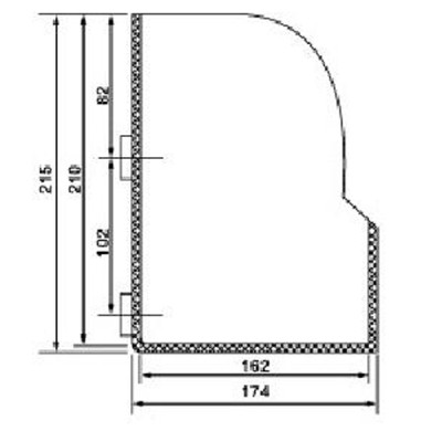 Insulation JV1 Down cover for 12KV vacuum circuit breaker accessories use from JUCRO Electric