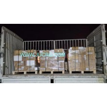 We have just shipped 3 pallets and 8 cases products to our Ukraine client.