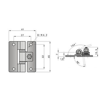 JUCRO hinge JH043A-1