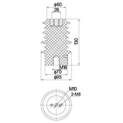 Sensor CGQ-10Q/95*130 for high voltage switchgear use from JUCRO Electric