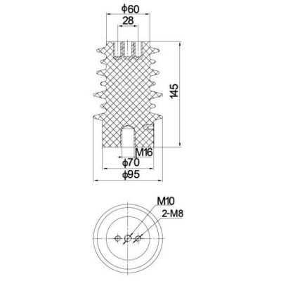 Sensor CGQ-10Q/95*145 for high voltage switchgear use from JUCRO Electric