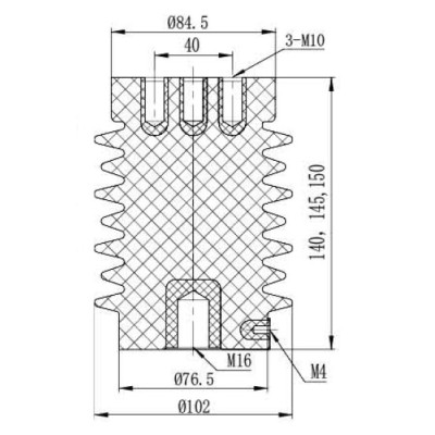 Sensor CGQ-10Q/105*140 (145, 150) for high voltage switchgear use from JUCRO Electric