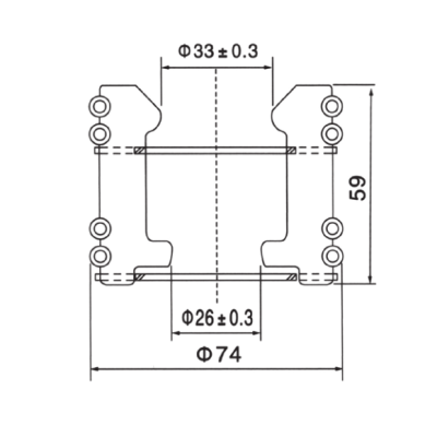 GC5-630A/1250A Moved Contact JUC-203 For Vacuum Circuit Breaker use from JUCRO Electric