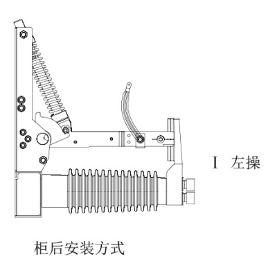 JN22A 40.5KV 31.5KA  indoor high voltage grounding switch for switchgear from JUCRO Electric
