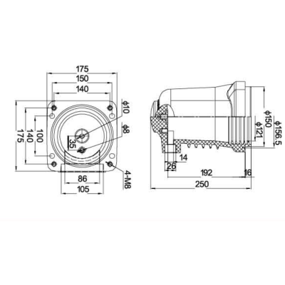 Contact box  CTH-10Q/180 for high voltage switchgear use from JUCRO Electric