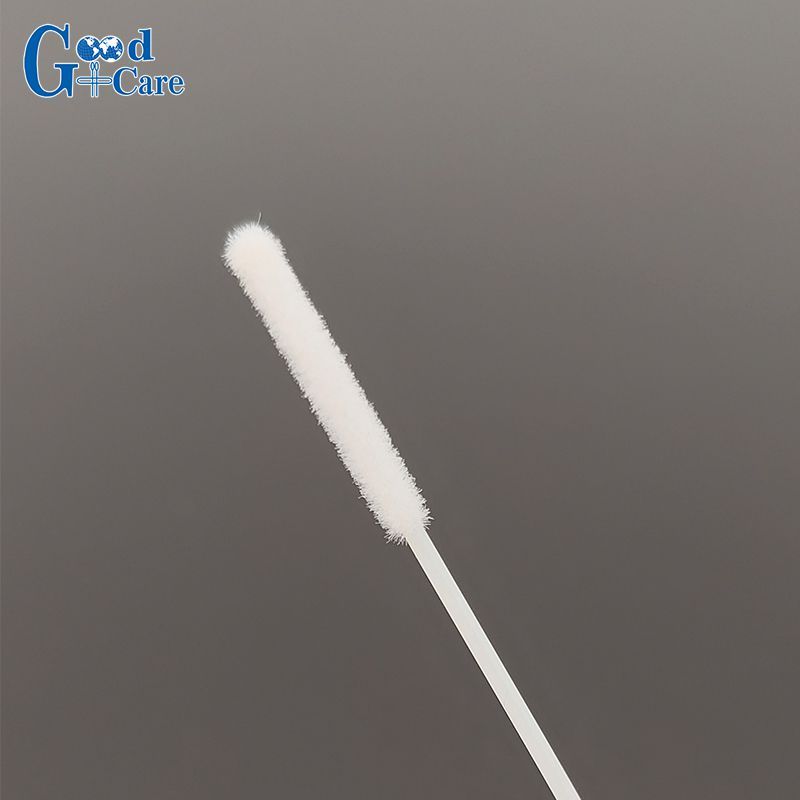 Goodwood medical care,Nylon head PP Rod Sterile Nasopharyngeal Flocking Swab For COVID Virus Detection Have Breakpoint