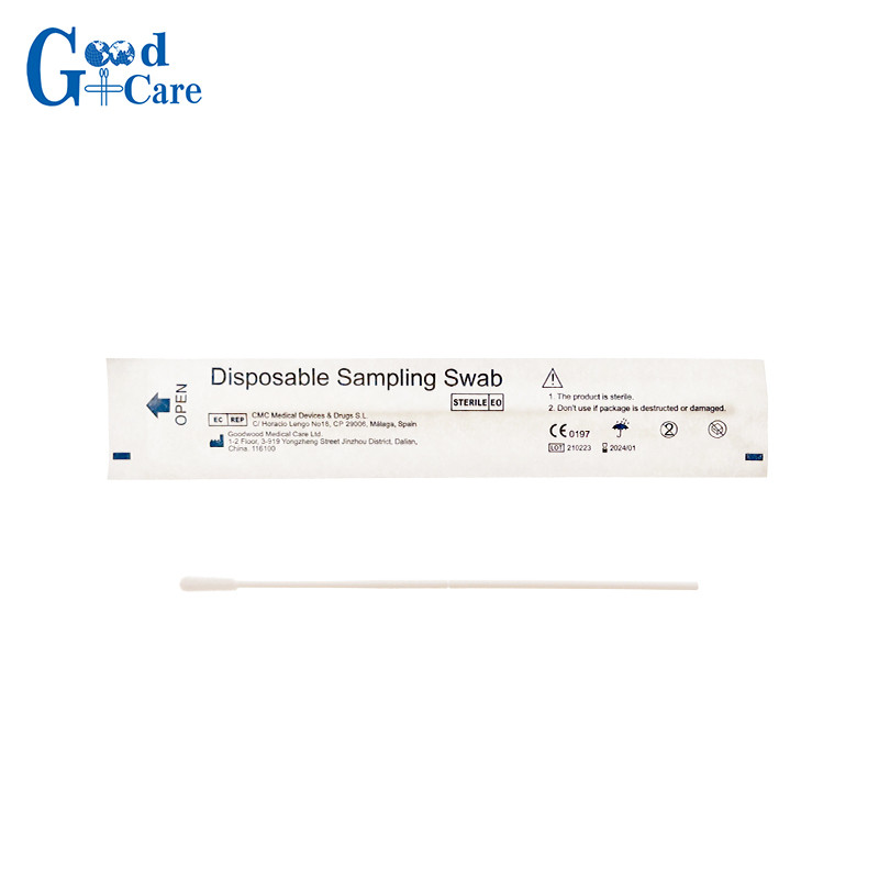 Foam Tip PP Rod Disposable Sterile Swab For Virus Detection Foam Swab