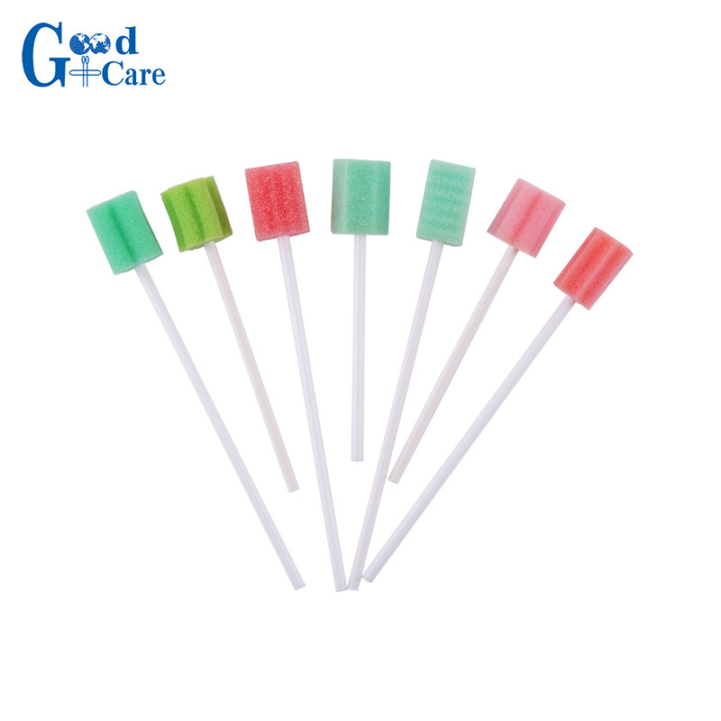 Foam Tipped Oral Swabs Disposable Oral Swab For Mouthwashes COVID Test ...