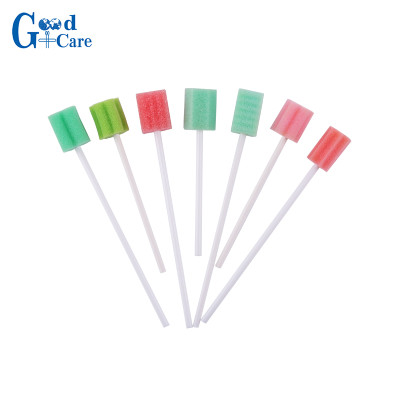 Foam Tipped Oral Swabs Disposable Oral Swab For Mouthwashes COVID Test