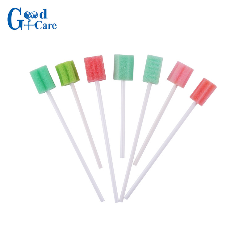 Foam Tipped Oral Swabs Disposable Oral Swabs For Mouthwashes COVID Test
