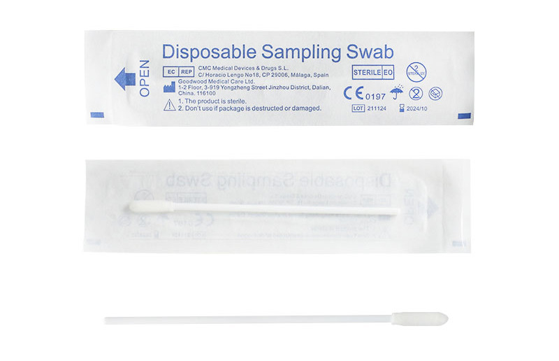 Foam Swab for Nasal,Foam Tip PP Rod Disposable Sterile Swab For Virus Detection Foam Swab