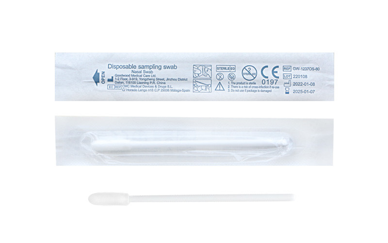 Foam Swab/children,Foam Tip PP Rod Disposable Sterile Swab For Virus Detection Foam Swab