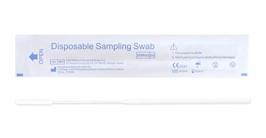 Goodwood medical care,Nylon head PP Rod Sterile Nasopharyngeal Flocking Swab For COVID Virus Detection Have Breakpoint