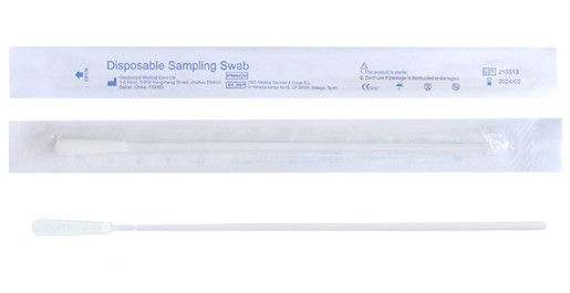 Goodwood medical care,Nylon Head PP Rod Swab Sterile Flocked Oropharynx Swab For Virus Detection Disposable Flocked Oral Swab