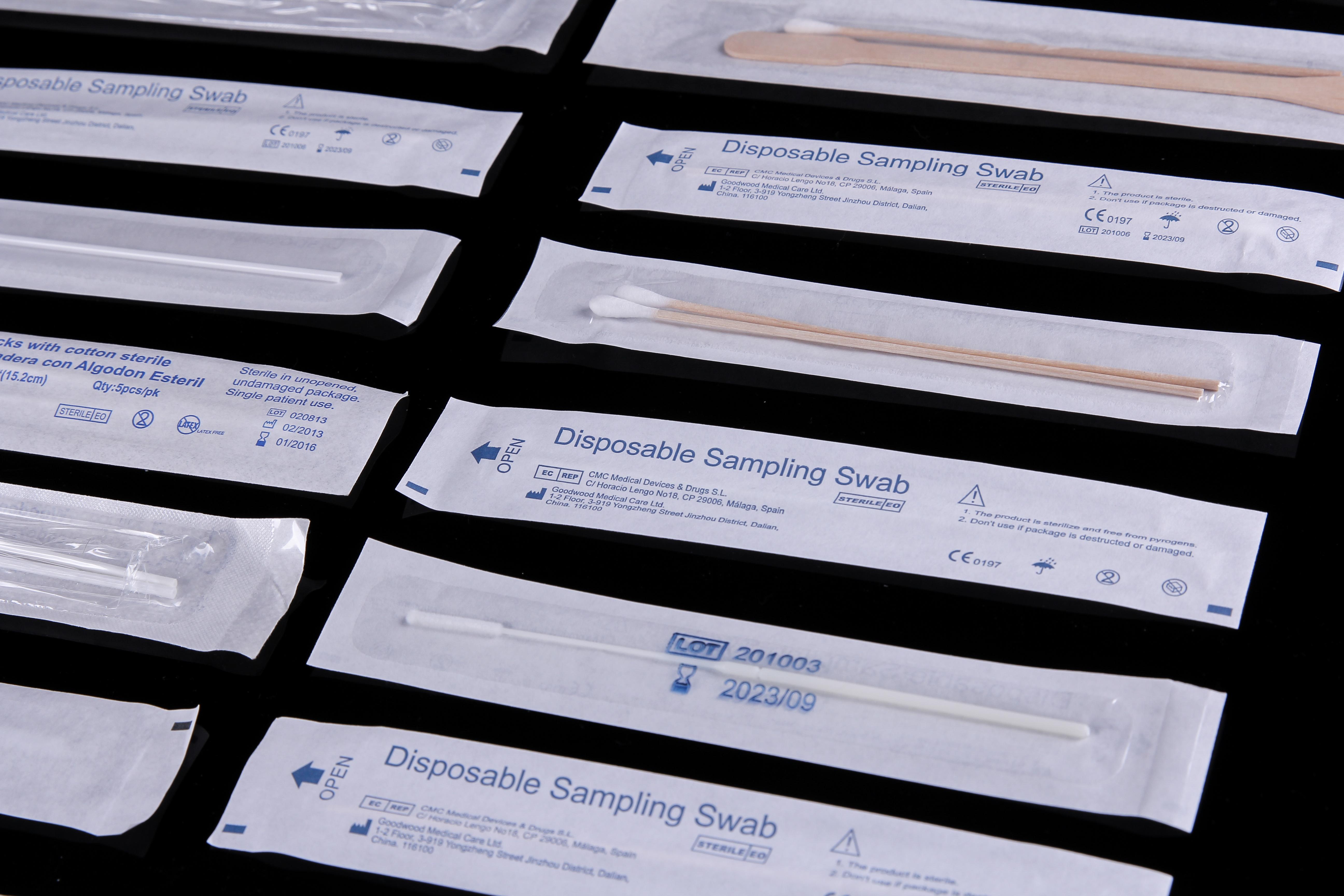 Disposable wooden stick cotton swabs supplier
