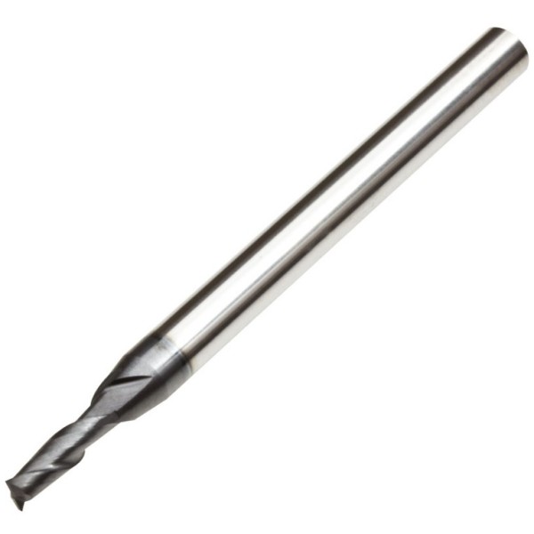 Carbide End Milling Cutter 3mm square 2 Flutes - HRC45 - COATED ALTIN