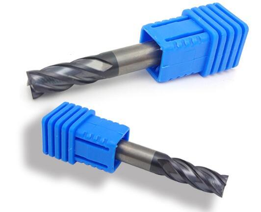 3mm Square 2 Flutes - HRC45 - COATED ALTIN