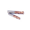 55 Degree 6mm Square Carbide End Mill TiSin Coated 2 Flute