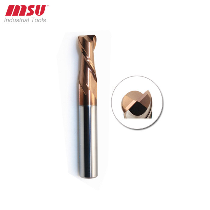 3mm Square 2 Flutes - HRC45 - COATED ALTIN