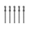 Carbide Ball Nose End Mill - Micro Grain Carbide End Mill for Alloy Steels/Hardened Steels - 2 Flute