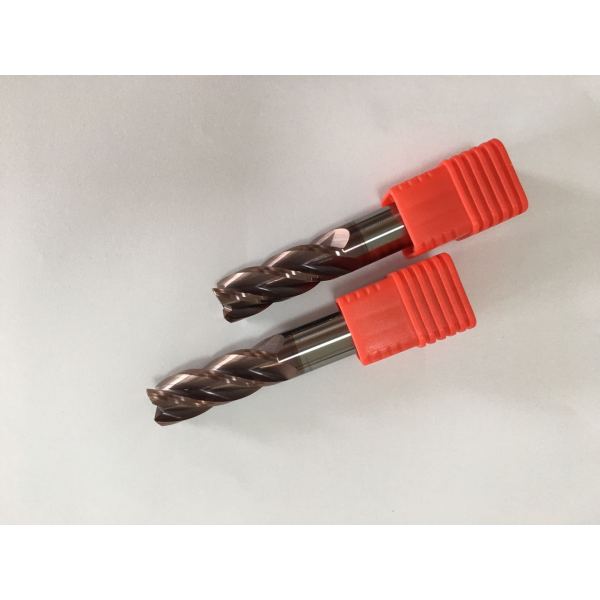 Bull Nose End Mills (Corner Radius) Carbide HRC55 TialCrn Coating R1