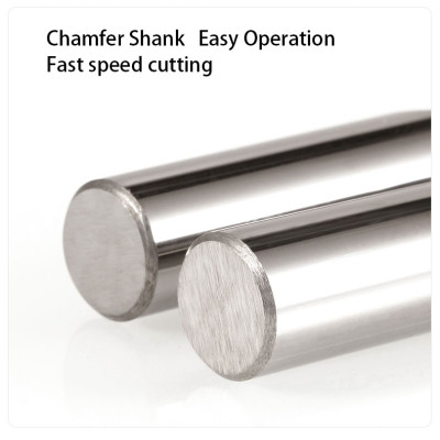 3 Flute  Carbide End Mill For Aluminium uncoated