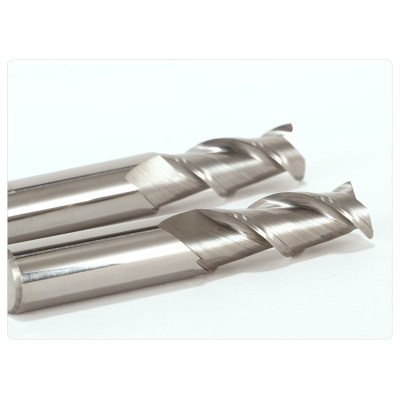 2 Flute  Carbide End Mill For Aluminium uncoated
