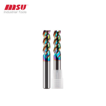 3 Flute Square End Mill For Aluminium Alloy -DLC Coating