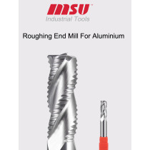 3 Flute Carbide Roughing End Mill For Aluminium