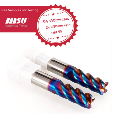 HRC65- Carbide Corner Radius End Mill