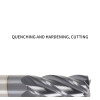MSU HRC60 Nano Black Coated Radius End Mill